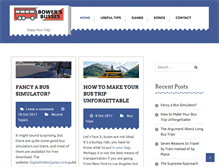 Tablet Screenshot of bowersbuses.com